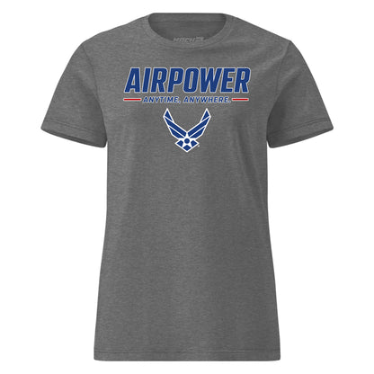 Airpower Anytime Anywhere Womens T-Shirt