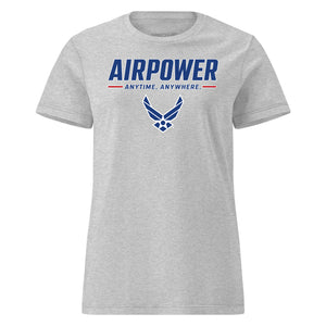 Airpower Anytime Anywhere Womens T-Shirt