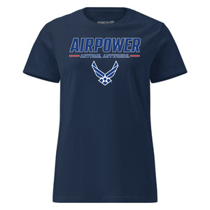 Airpower Anytime Anywhere Womens T-Shirt