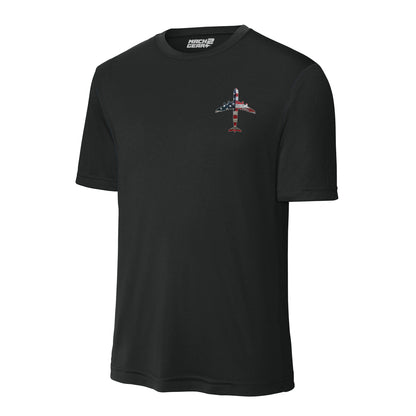C-5 "Galaxy" Rivet Flag Performance T-Shirt