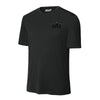 F-16 "Viper" Blackout Performance T-Shirt - Black