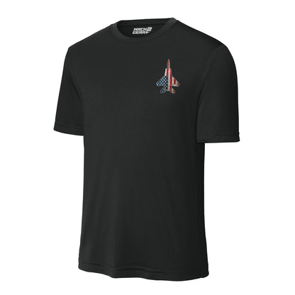 F-15 "Eagle" Rivet Flag Performance T-Shirt