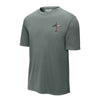 C-5 "Galaxy" Rivet Flag Performance T-Shirt - Charcoal