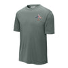 B-52 "Buff" Rivet Flag Performance T-Shirt - Charcoal