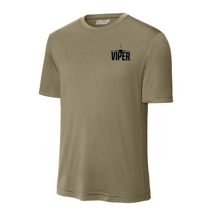 F-16 "Viper" Blackout Performance T-Shirt