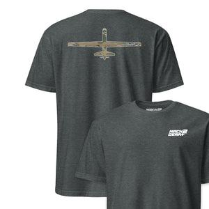 MQ-9 "Reaper" OCP Camo Silhouette Front & Back T-Shirt