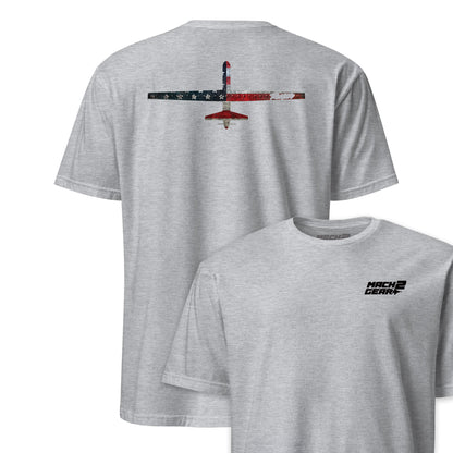 MQ-9 "Reaper" Rivet Flag Front & Back T-Shirt