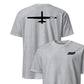 MQ-9 "Reaper" Stealth Silhouette Front & Back T-Shirt