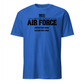 Custom Air Force Old Glory Design T-shirt Black Ink- Mach 2 Gear