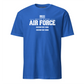 Custom US Air Force Old Glory Design T-shirt White Ink- Mach 2 Gear