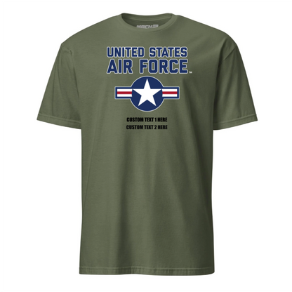Custom Air Force Roundel Design T-shirt - Mach 2 Gear