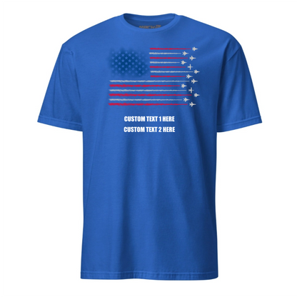 Custom Smoke Flag Design T-shirt - Mach 2 Gear