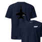 F-18 "Rhino" Stealth Silhouette Front & Back T-Shirt
