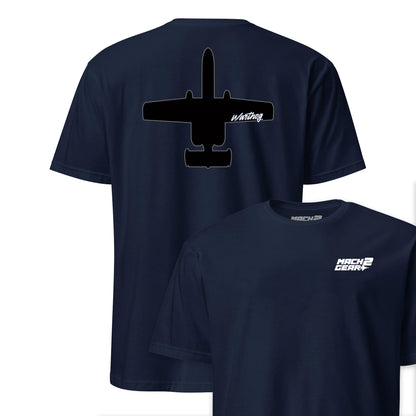 A-10 "Warthog" Stealth Silhouette Front & Back T-Shirt