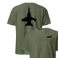 F-18 "Rhino" Stealth Silhouette Front & Back T-Shirt