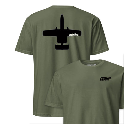 A-10 "Warthog" Stealth Silhouette Front & Back T-Shirt
