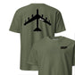 B-52 "BUFF" Stealth Silhouette Front & Back T-Shirt