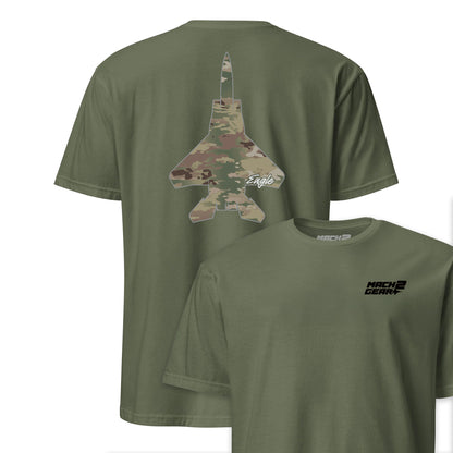F-15 "Eagle" OCP Camo Silhouette Front & Back T-Shirt