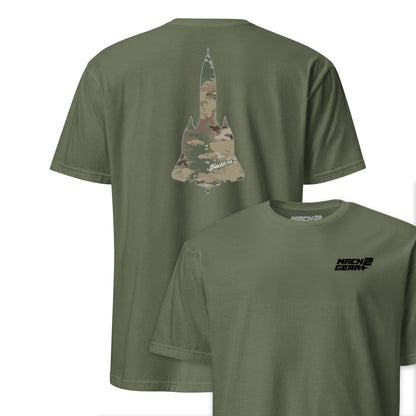 SR-71 "Blackbird" OCP Camo Silhouette Front & Back T-Shirt