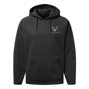 USAF Insignia Blackout Tagline — Black