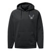 USAF Insignia Blackout Performance Hoodie - Black