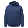 USAF Insignia Blackout Tagline Performance Hoodie - Navy