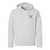 USAF Insignia Tagline Performance Hoodie - Silver