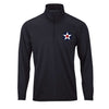 World War II Roundel Performance Quarter Zip - Black