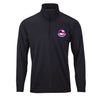 477th Electronic Combat Squadron Performance Quarter Zip - Black