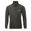 USAF Riveted Roundel Performance Quarter Zip - Charcoal