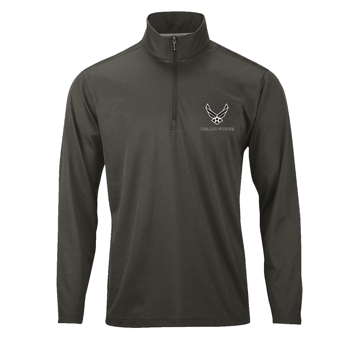 USAF Insignia Blackout Tagline — Charcoal