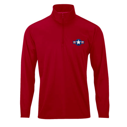 USAF Riveted Roundel Performance Quarter Zip