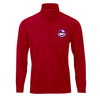 477th Electronic Combat Squadron Performance Quarter Zip - Red
