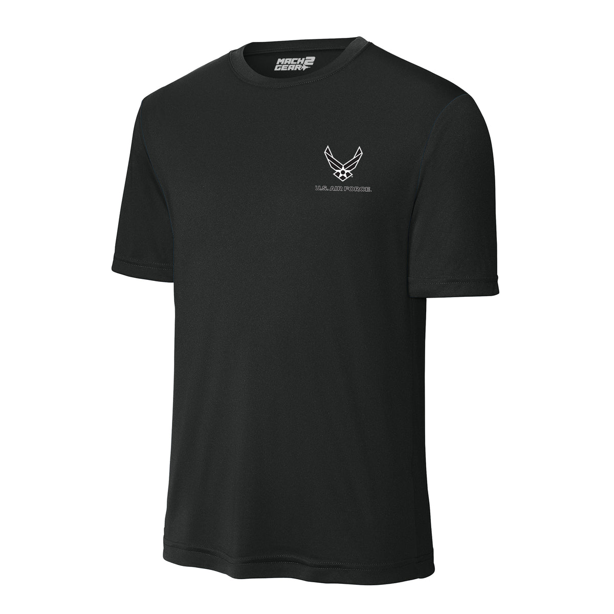 USAF Insignia Blackout Tagline — Black
