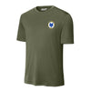 157th Fighter Squadron Performance T-Shirt - OD Green