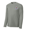 525th Fighter Squadron Long Sleeve Performance T-Shirt - Concrete Heather