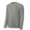555th Fighter Squadron Long Sleeve Performance T-Shirt - Concrete Heather