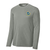 25th Flying Training Squadron Long Sleeve Performance T-Shirt - Concrete Heather