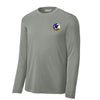 69th Bomb Squaron Long Sleeve Performance T-Shirt - Concrete Heather