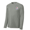 62nd Fighter Squadron Long Sleeve Performance T-Shirt - Concrete Heather