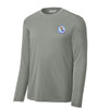 70th Air Refueling Squadron Long Sleeve Performance T-Shirt - Concrete Heather