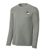 39th Flying Training Squadron Long Sleeve Performance T-Shirt - Concrete Heather