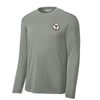 512th Rescue Squadron Long Sleeve Performance T-Shirt - Concrete Heather