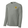 125th Fighter Squadron Long Sleeve Performance T-Shirt - Concrete Heather