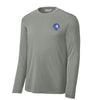 129th Rescue Squadron Long Sleeve Performance T-Shirt - Concrete Heather