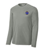 33rd Rescue Squadron Long Sleeve Performance T-Shirt - Concrete Heather