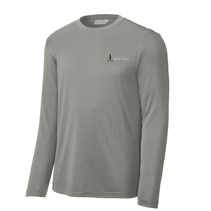 Space Force Horizontal Delta — Concrete Heather