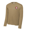 93rd Bomb Squadron Long Sleeve Performance T-Shirt - Coyote Brown