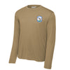 110th Bomb Squadron Long Sleeve Performance T-Shirt - Coyote Brown