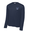 United States Air Force Roundel Long Sleeve Performance T-Shirt - Navy